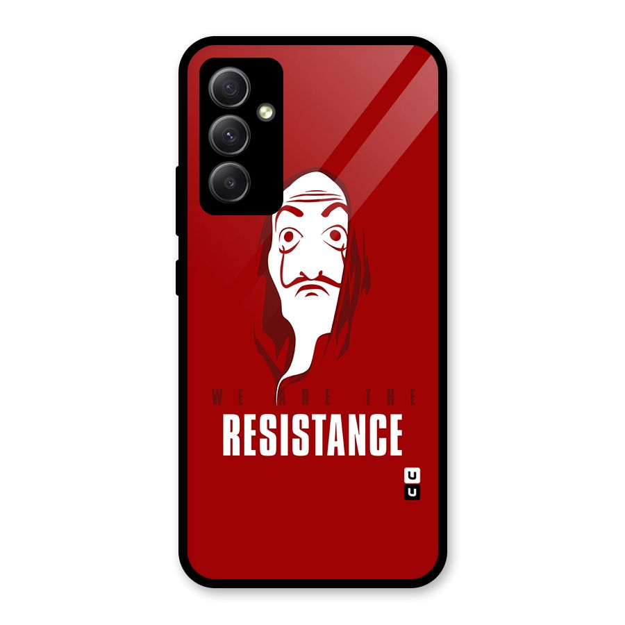 We Are Resistance Glass Back Case for Galaxy A34
