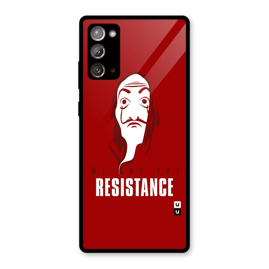 We Are Resistance Glass Back Case for Galaxy Note 20