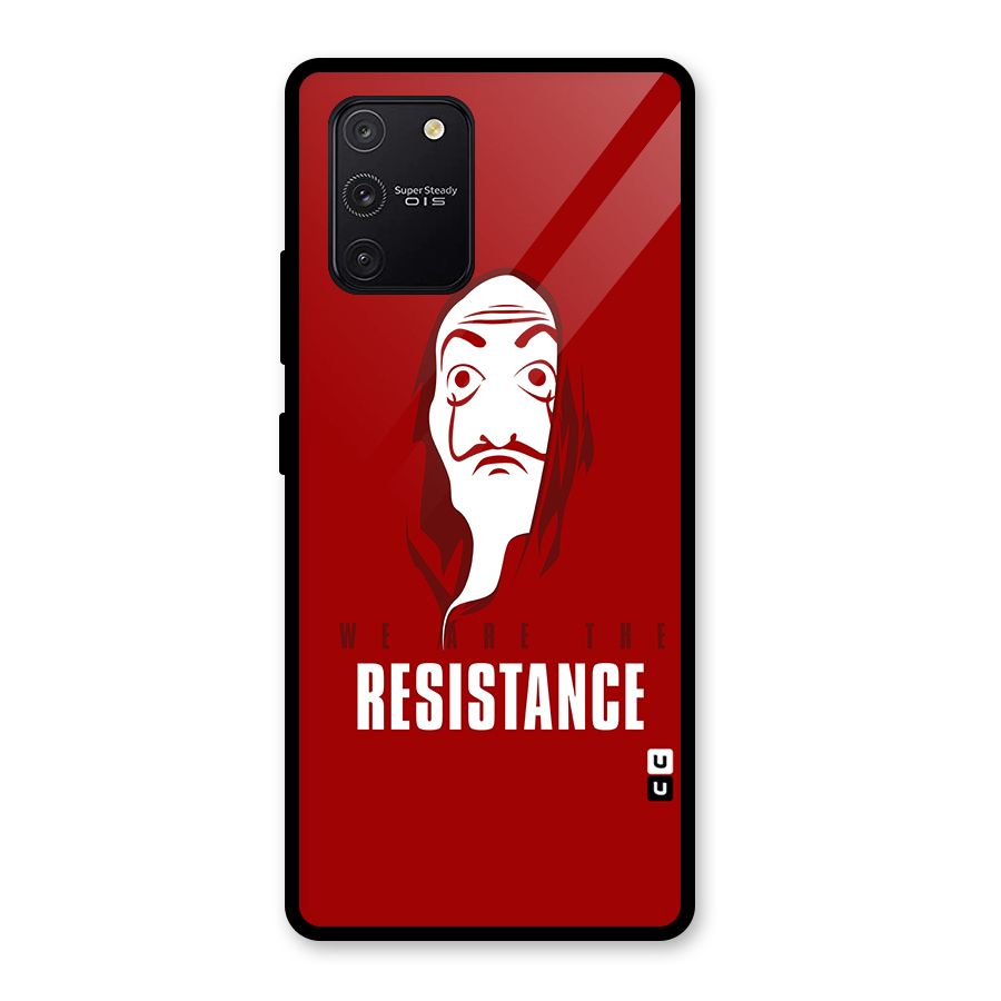 We Are Resistance Glass Back Case for Galaxy S10 Lite