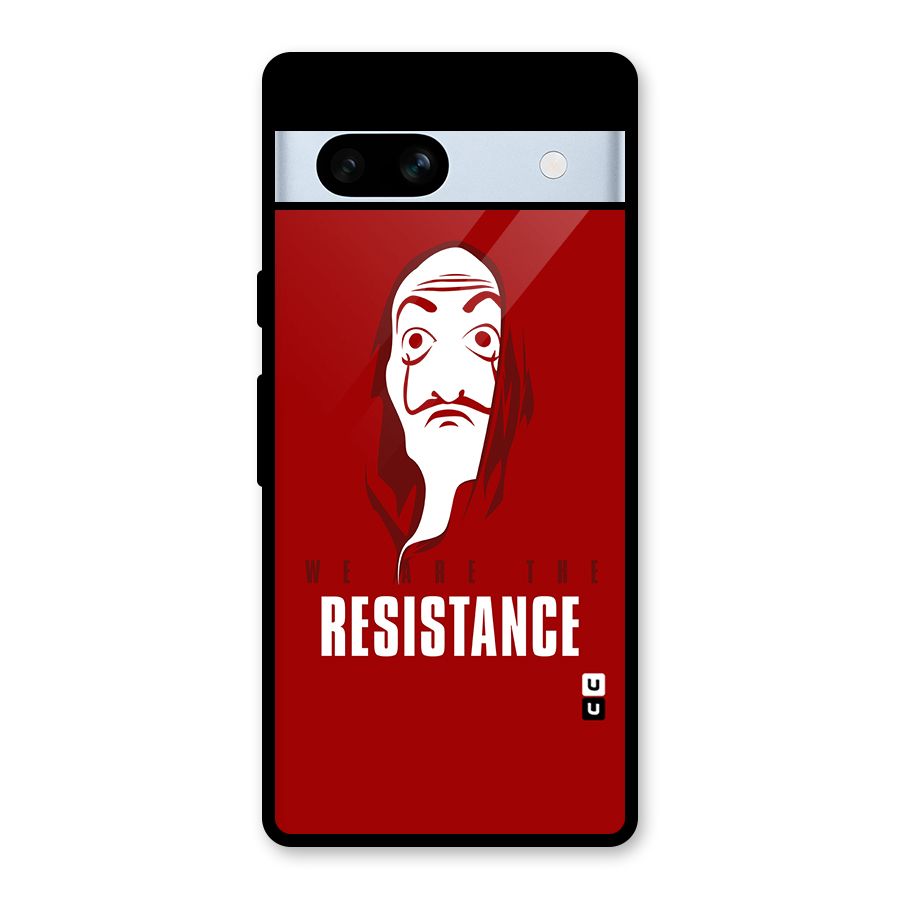 We Are Resistance Glass Back Case for Google Pixel 7a
