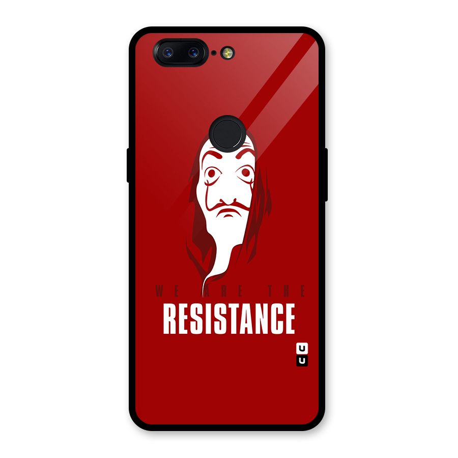 We Are Resistance Glass Back Case for OnePlus 5T