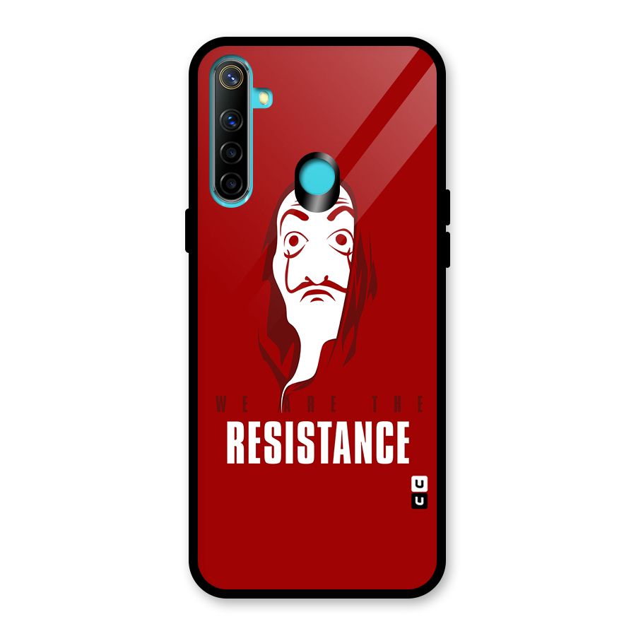 We Are Resistance Glass Back Case for Realme 5