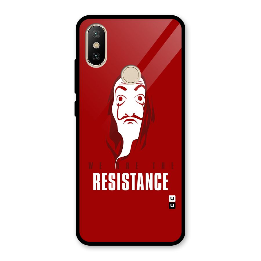 We Are Resistance Glass Back Case for Redmi A2