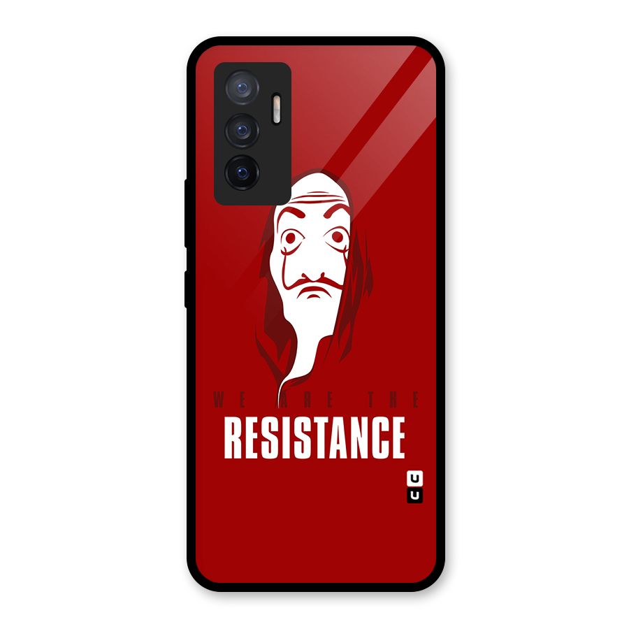 We Are Resistance Glass Back Case for Vivo V23e
