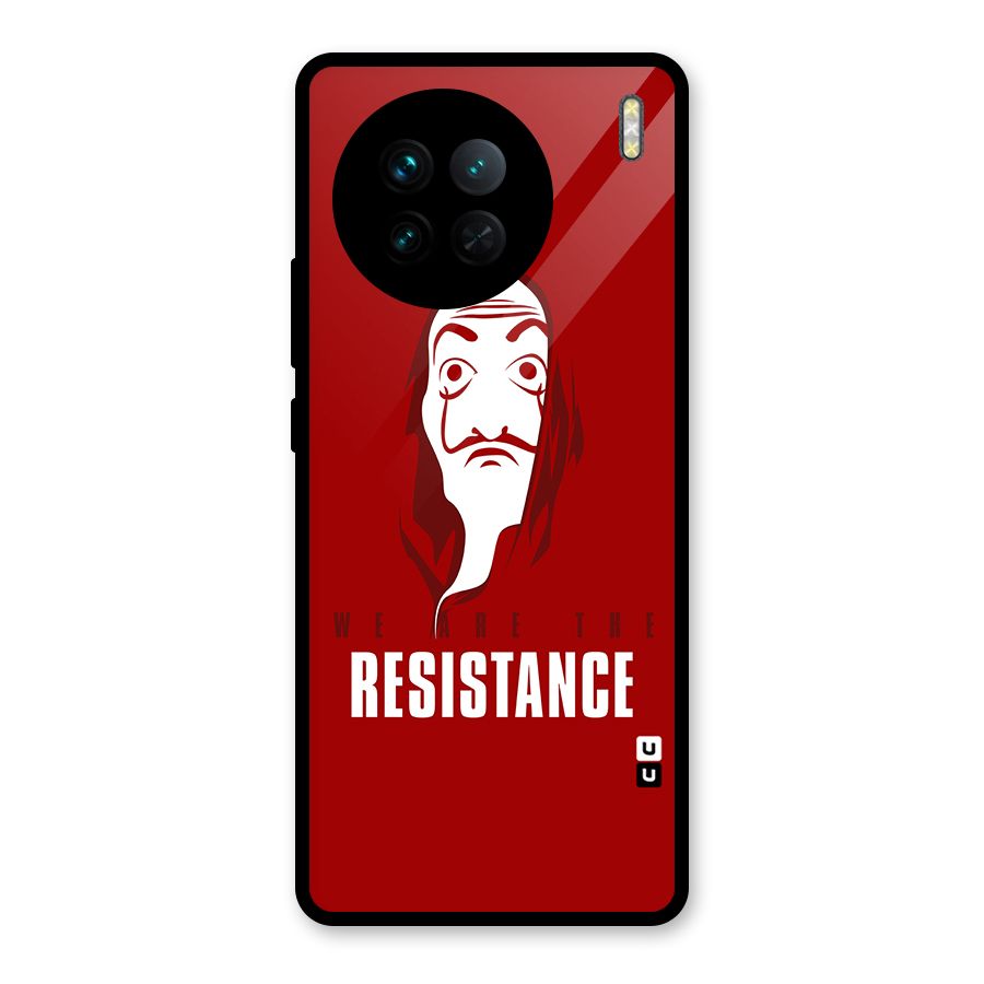We Are Resistance Glass Back Case for Vivo X90