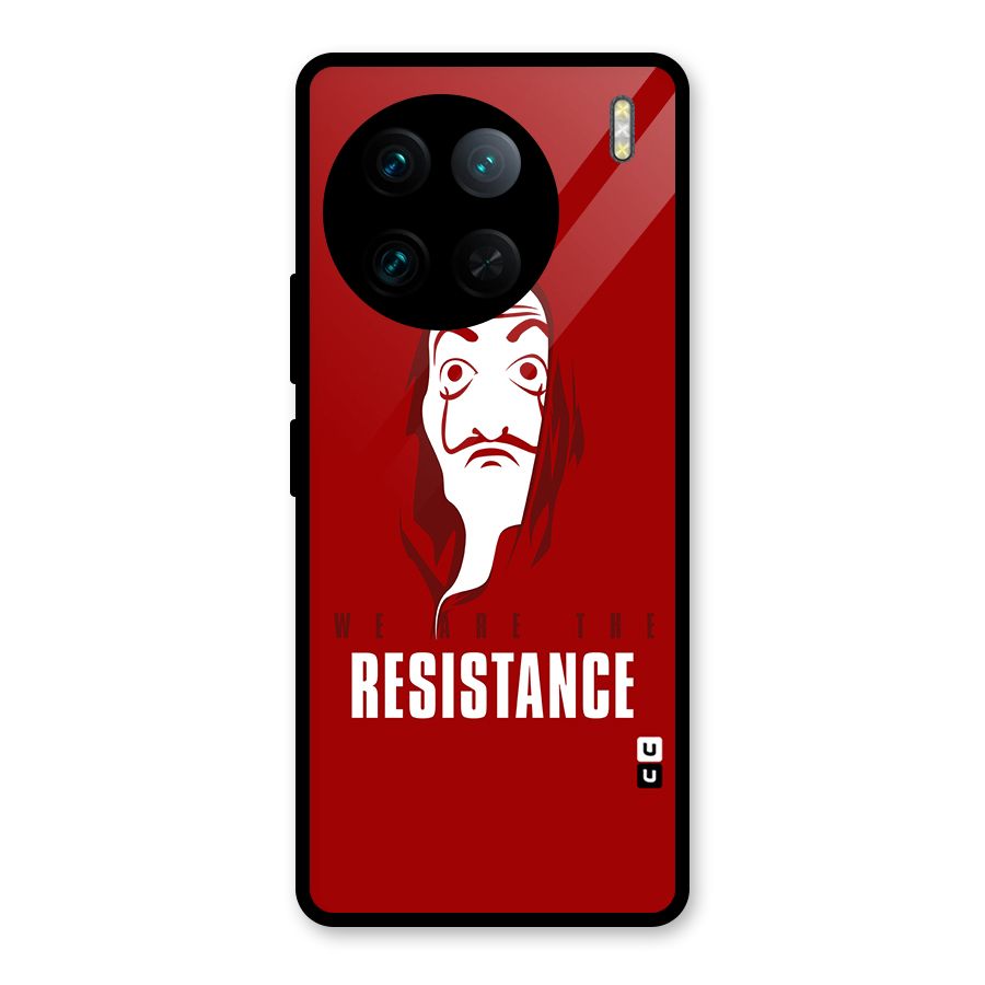 We Are Resistance Glass Back Case for Vivo X90 Pro