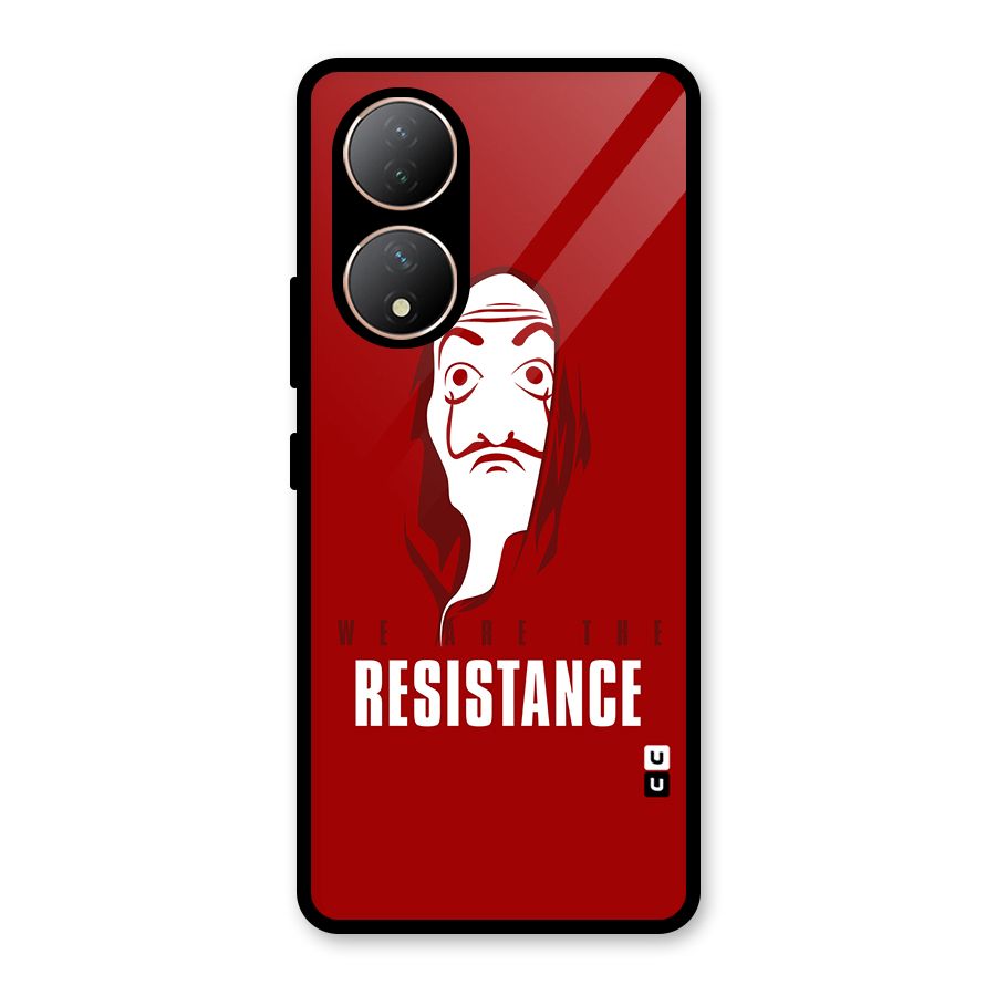 We Are Resistance Glass Back Case for Vivo Y100A