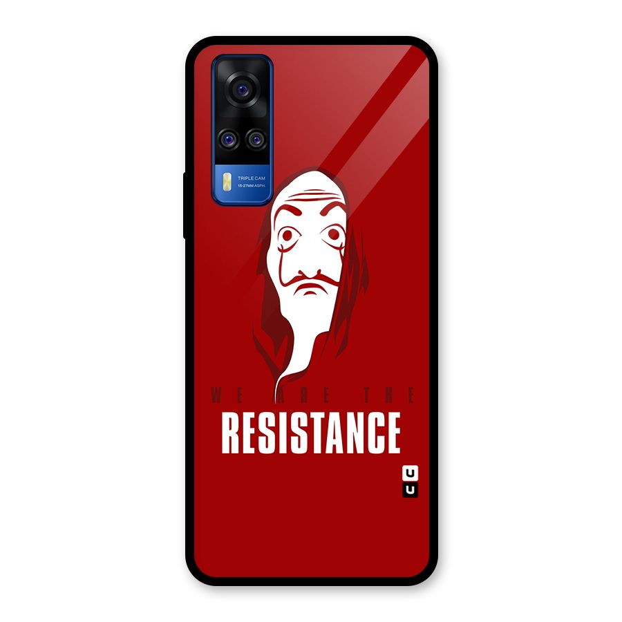 We Are Resistance Glass Back Case for Vivo Y31