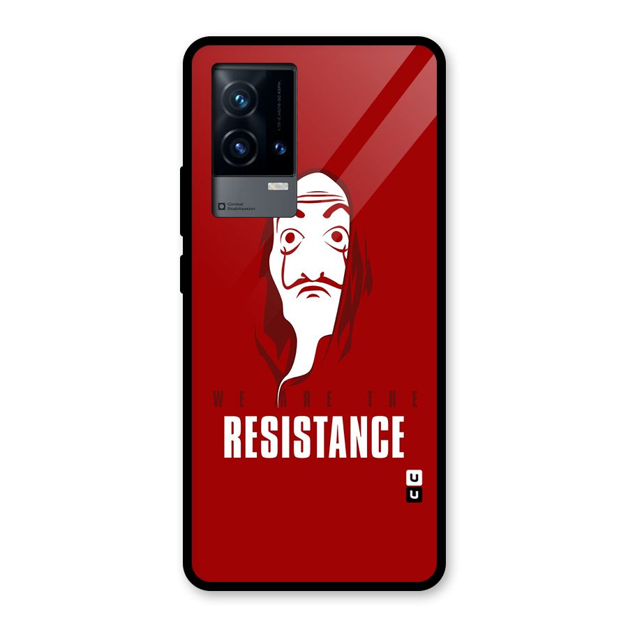 We Are Resistance Glass Back Case for iQOO 9 5G