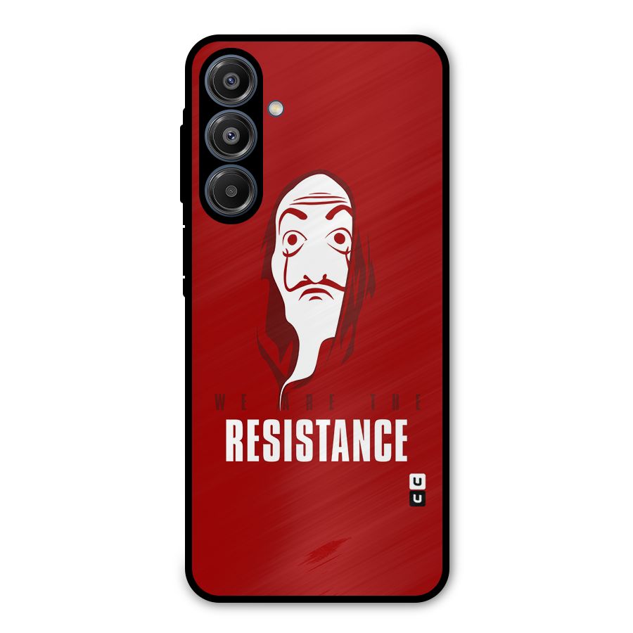 We Are Resistance Metal Back Case for Galaxy A16 5G