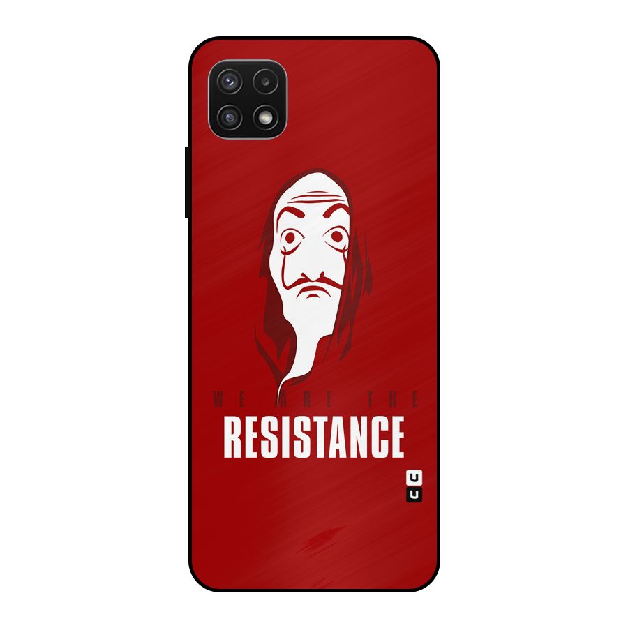 We Are Resistance Metal Back Case for Galaxy A22 5G
