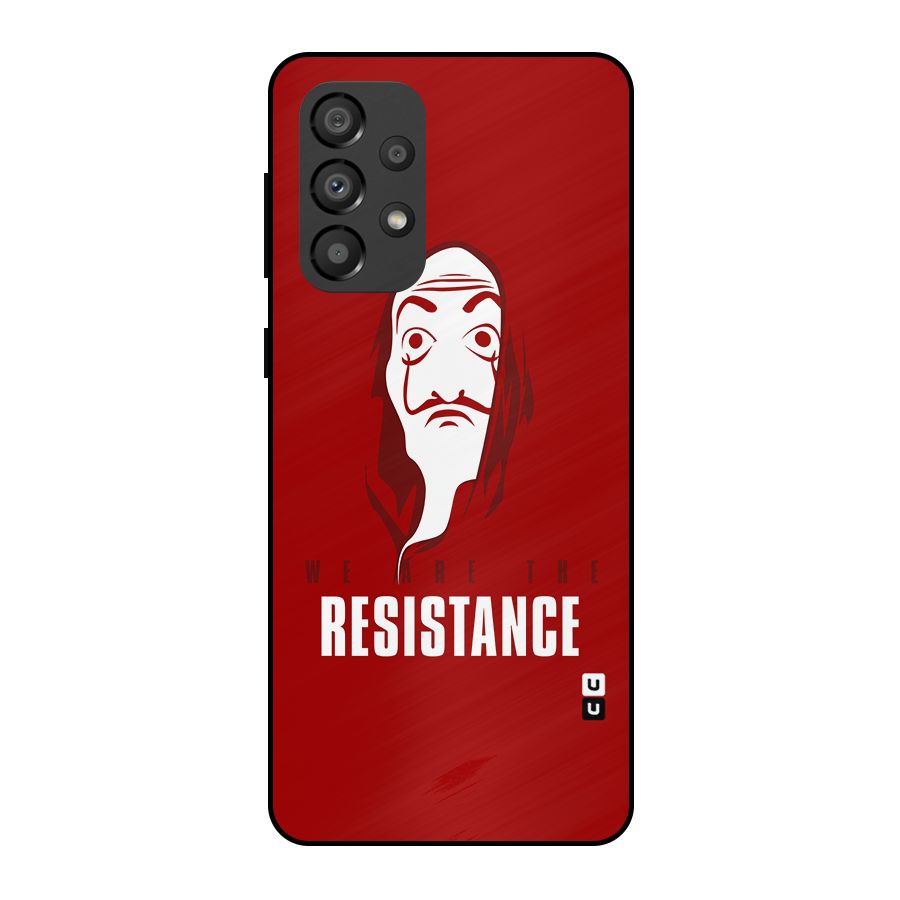 We Are Resistance Metal Back Case for Galaxy A33 5G