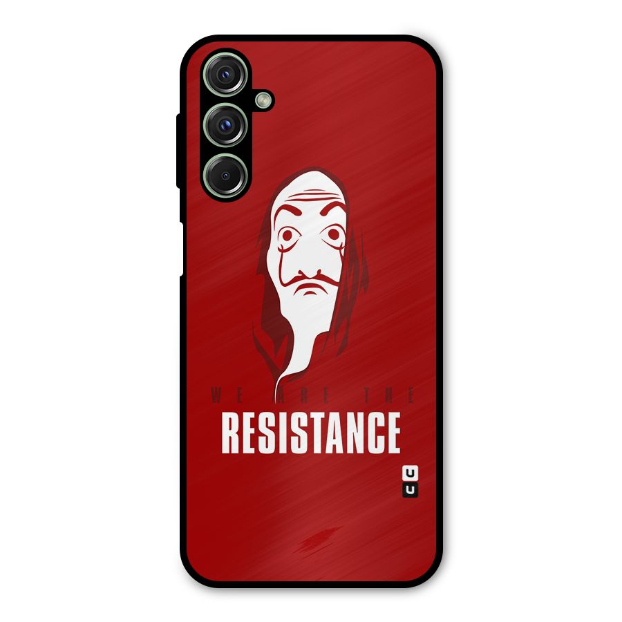 We Are Resistance Metal Back Case for Galaxy F34