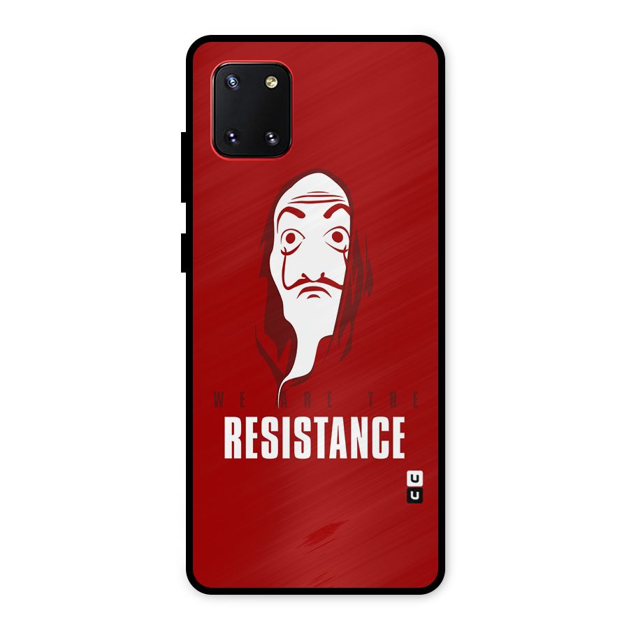 We Are Resistance Metal Back Case for Galaxy Note 10 Lite