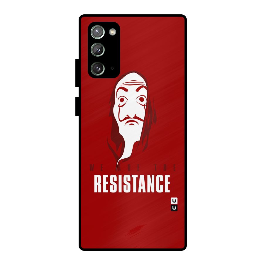 We Are Resistance Metal Back Case for Galaxy Note 20