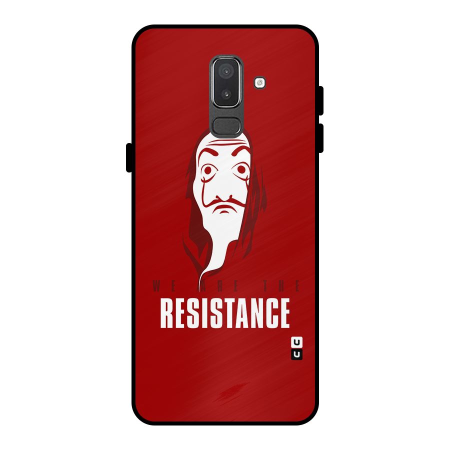 We Are Resistance Metal Back Case for Galaxy On8 (2018)