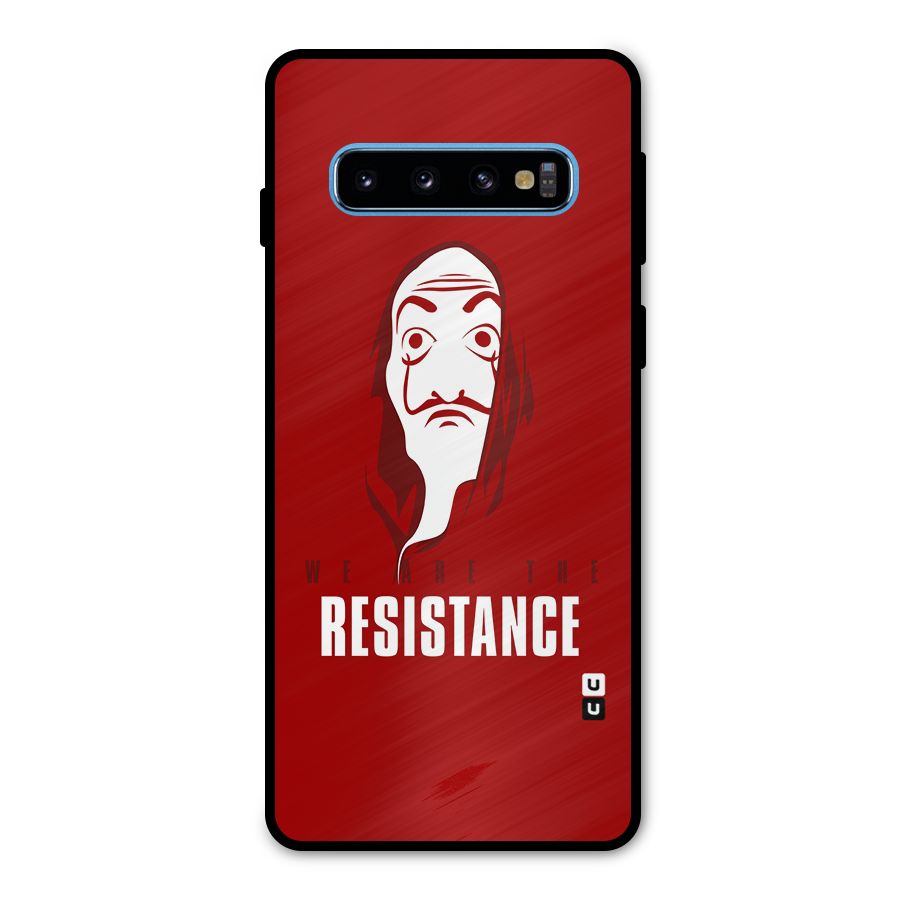 We Are Resistance Metal Back Case for Galaxy S10