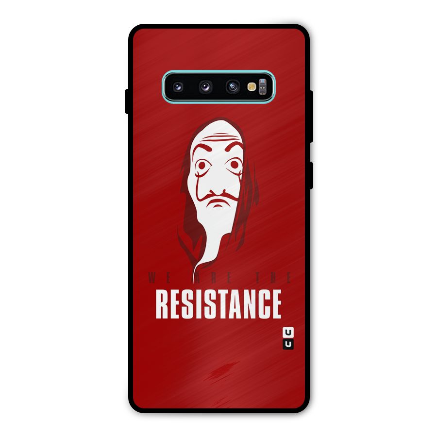 We Are Resistance Metal Back Case for Galaxy S10 Plus