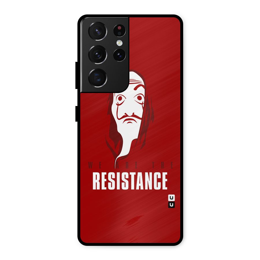 We Are Resistance Metal Back Case for Galaxy S21 Ultra 5G