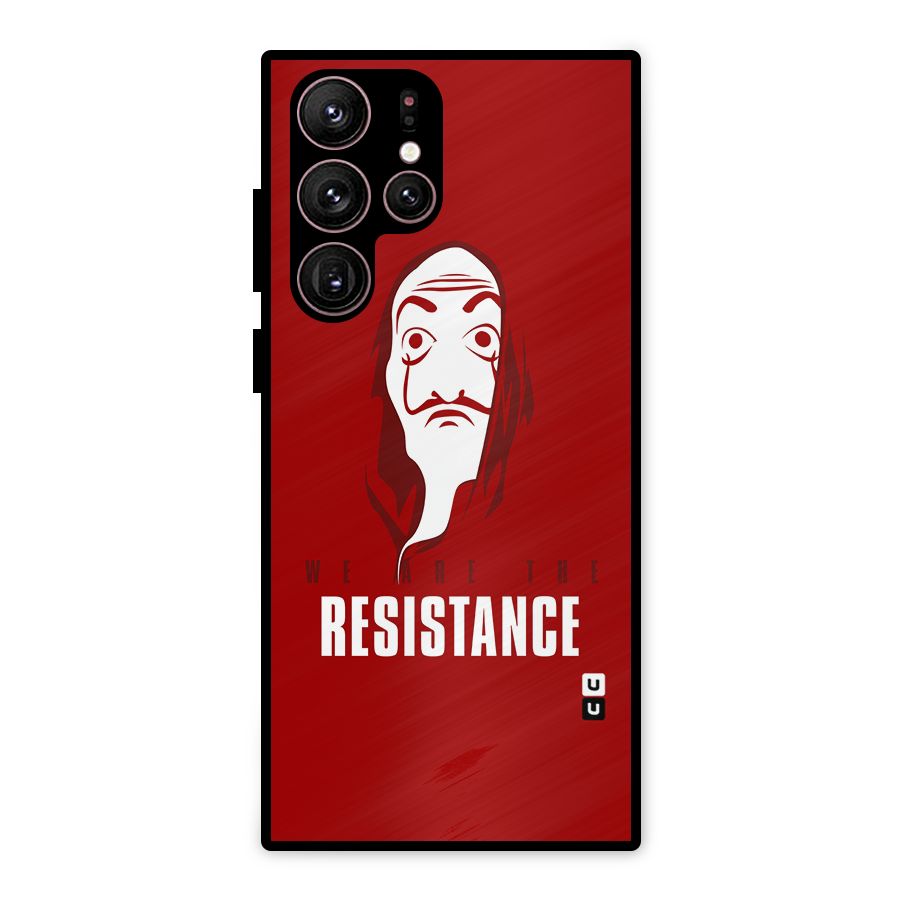 We Are Resistance Metal Back Case for Galaxy S22 Ultra 5G