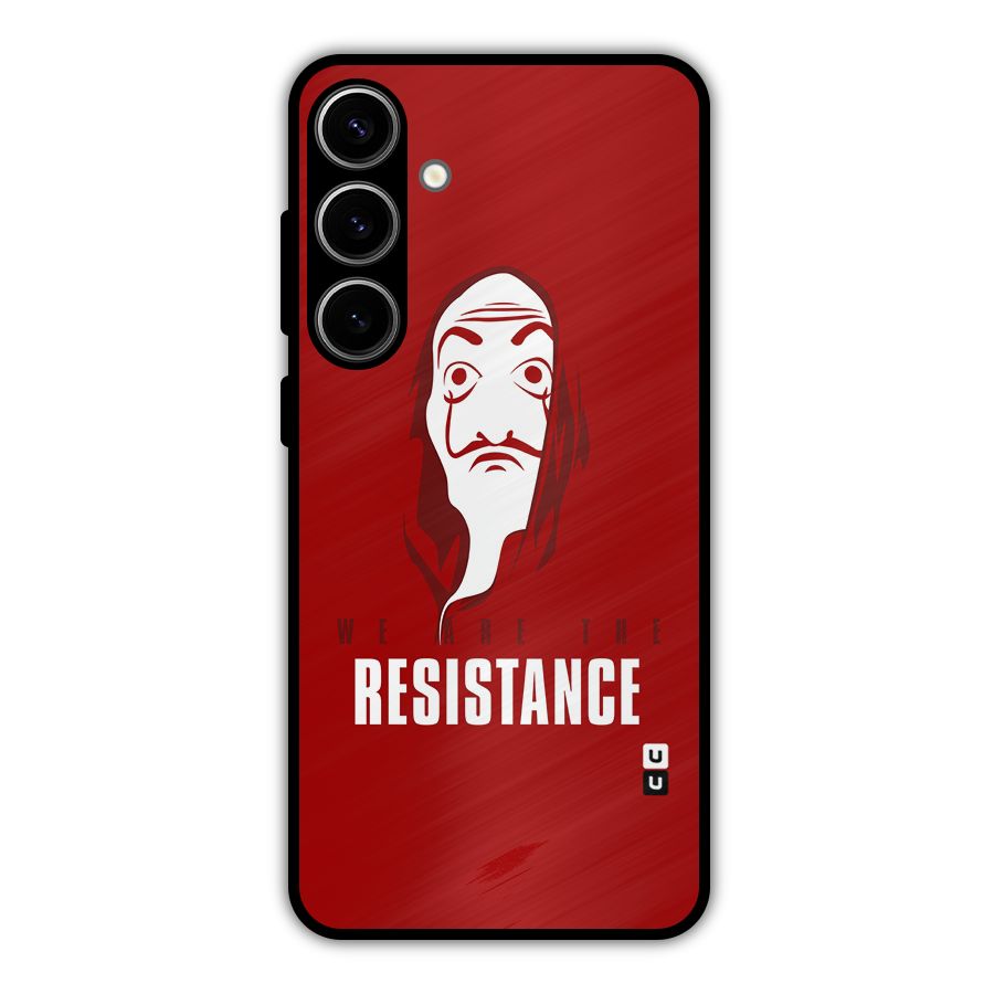 We Are Resistance Metal Back Case for Galaxy S24 Plus
