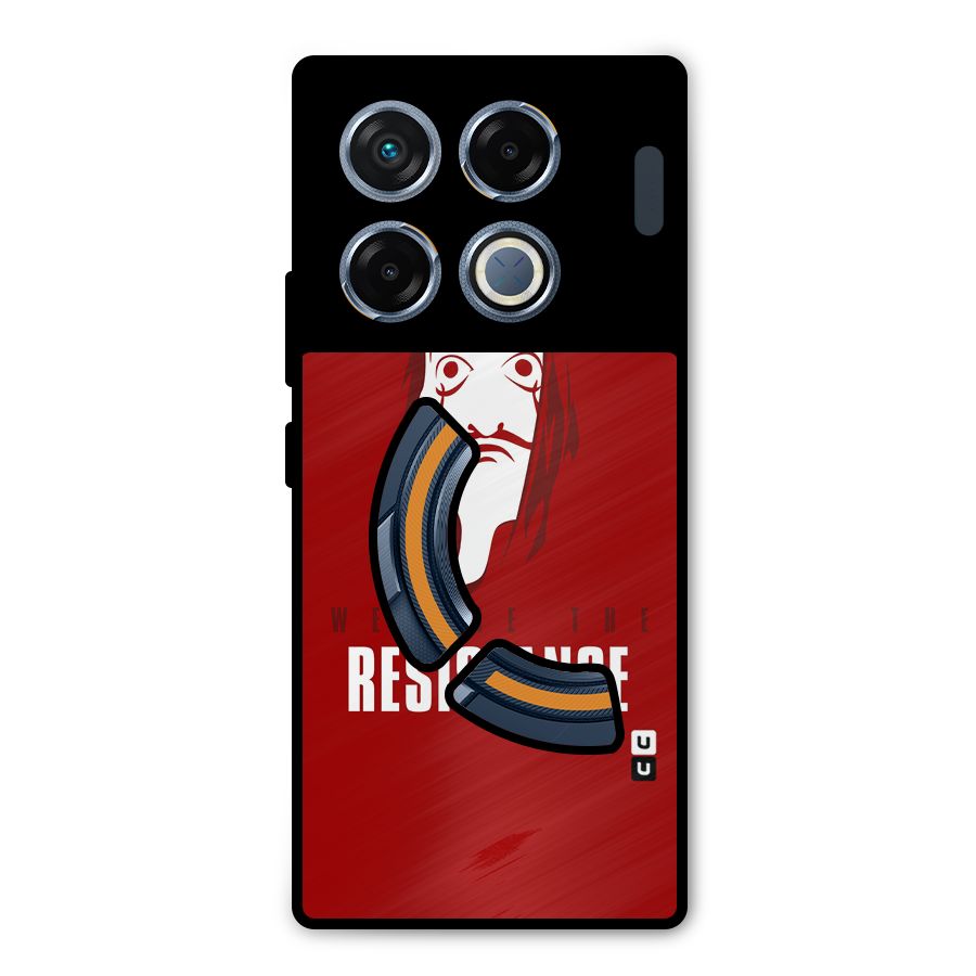 We Are Resistance Metal Back Case for Infinix GT 20 Pro