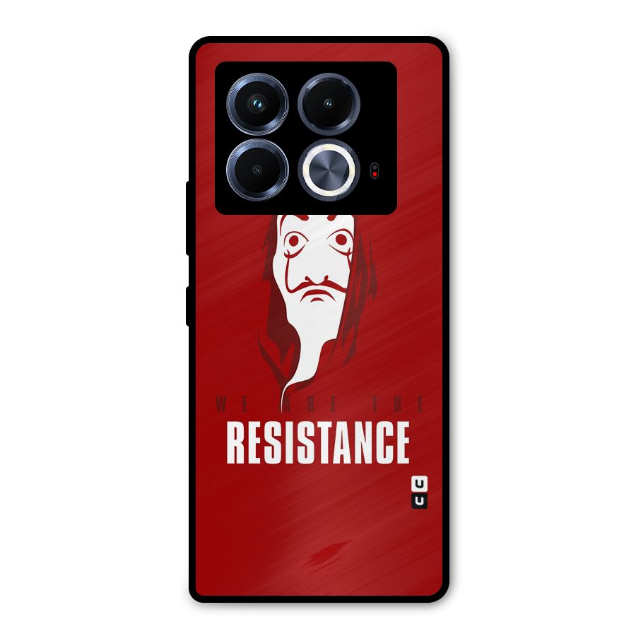 We Are Resistance Metal Back Case for Infinix Note 40 5G