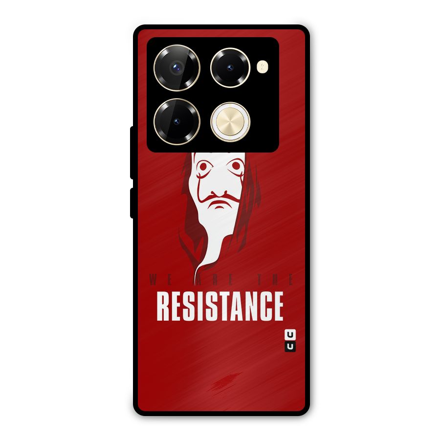We Are Resistance Metal Back Case for Infinix Note 40 Pro