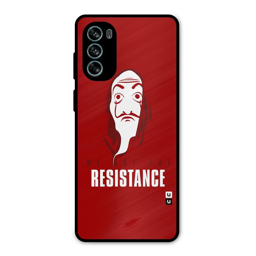 We Are Resistance Metal Back Case for Moto G62