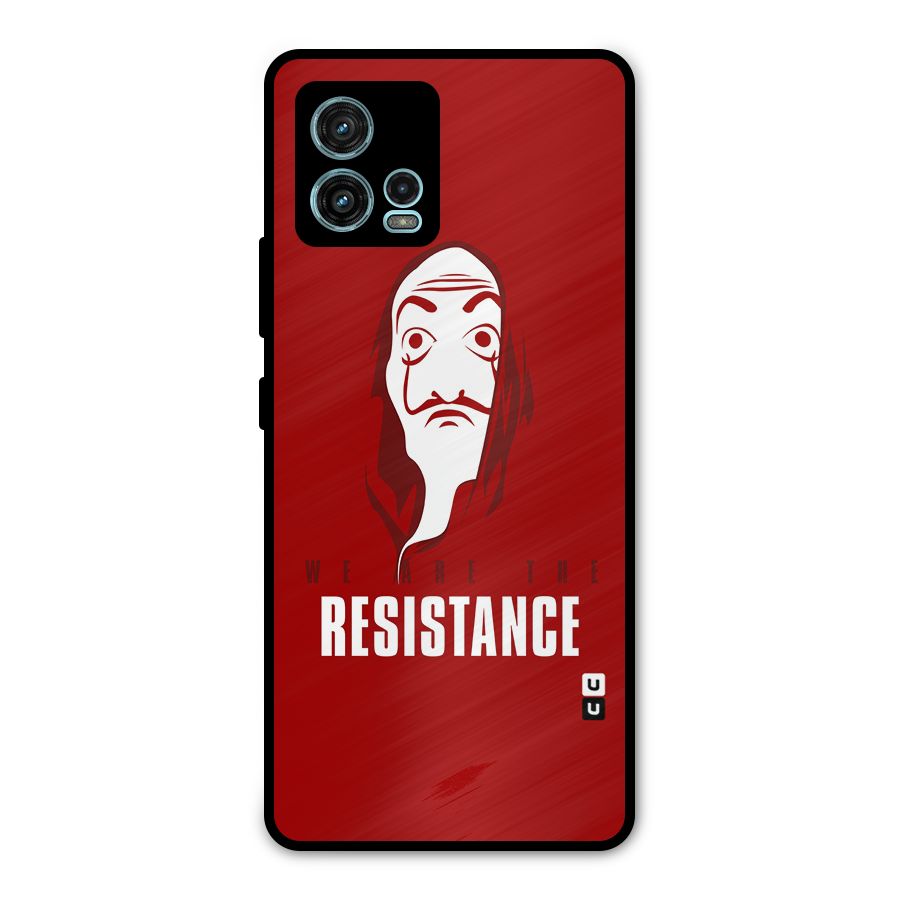 We Are Resistance Metal Back Case for Moto G72