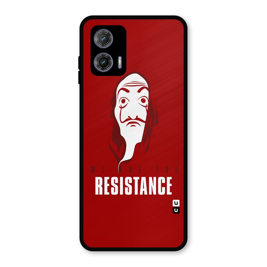 We Are Resistance Metal Back Case for Moto G73