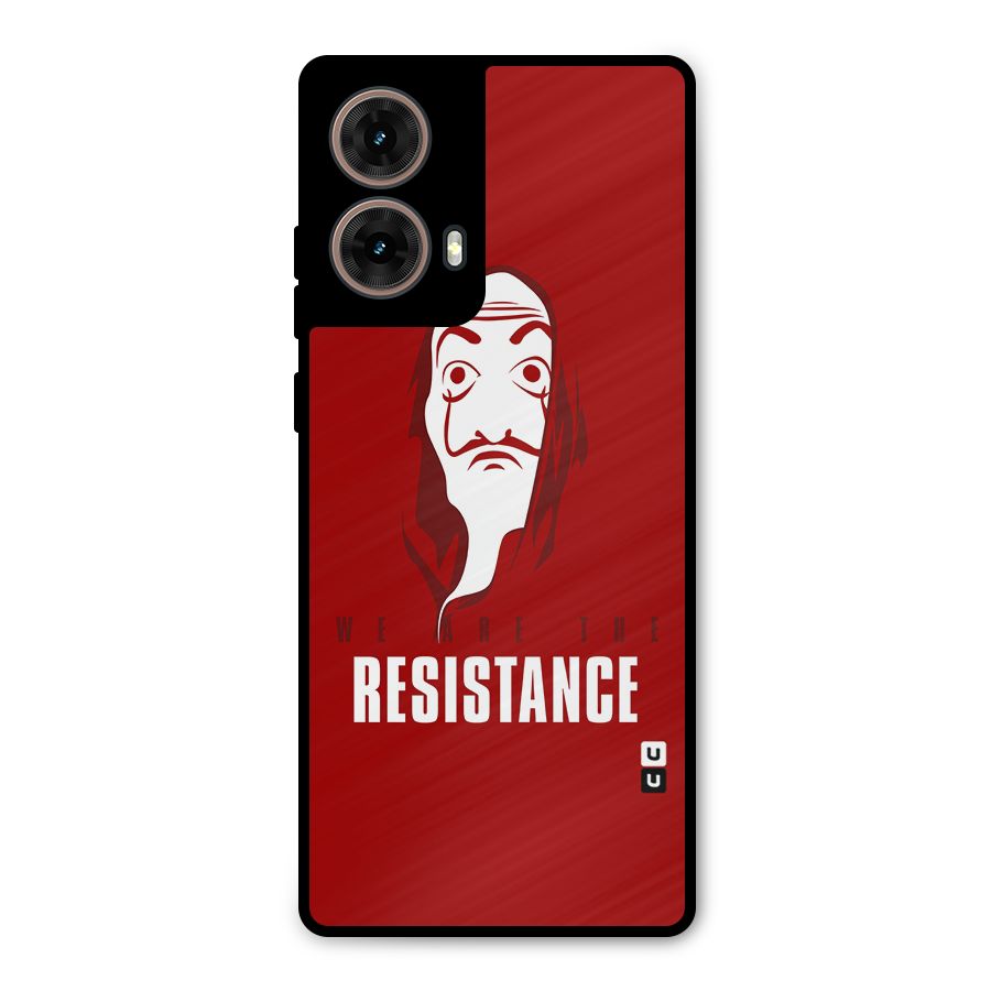 We Are Resistance Metal Back Case for Moto G85