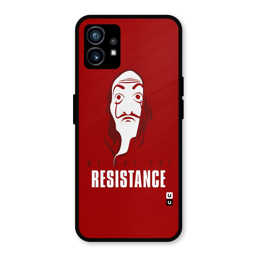 We Are Resistance Metal Back Case for Nothing Phone 1