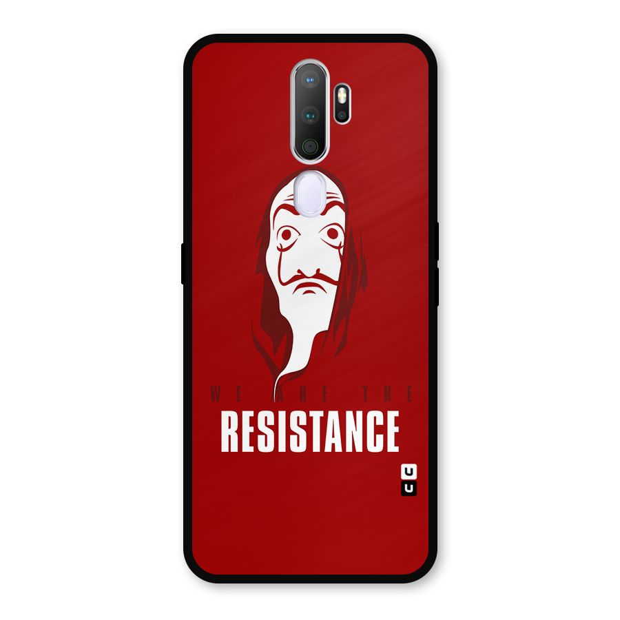 We Are Resistance Metal Back Case for Oppo A9 (2020)