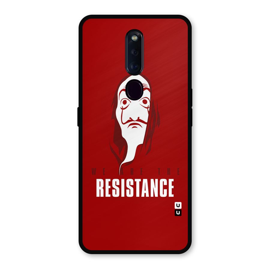 We Are Resistance Metal Back Case for Oppo F11 Pro