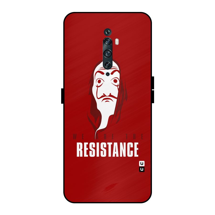 We Are Resistance Metal Back Case for Oppo Reno2 F