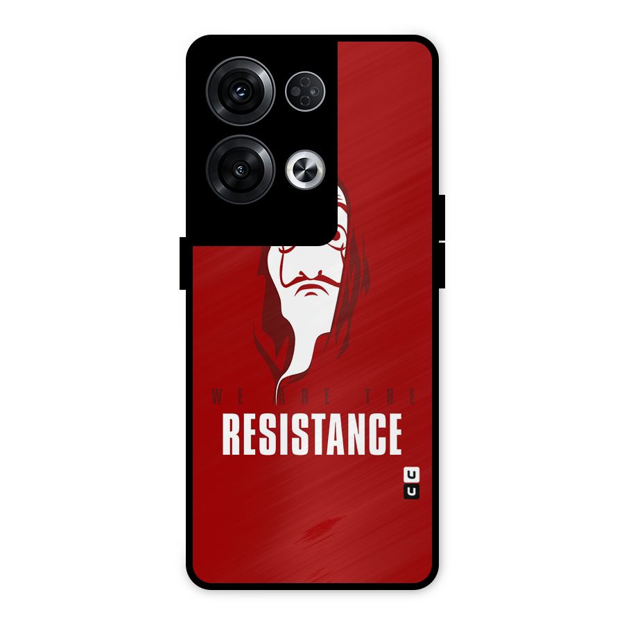 We Are Resistance Metal Back Case for Oppo Reno8 Pro 5G