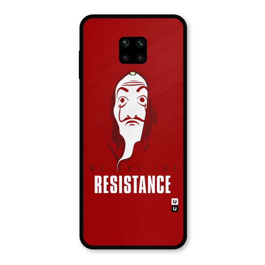 We Are Resistance Metal Back Case for Poco M2 Pro