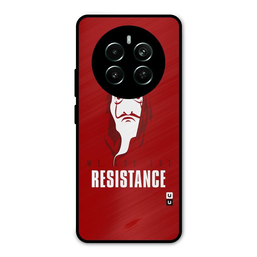 We Are Resistance Metal Back Case for Realme 12 Pro Plus