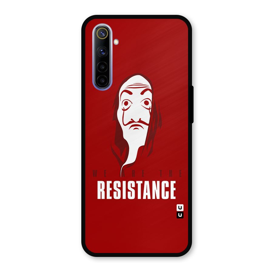 We Are Resistance Metal Back Case for Realme 6