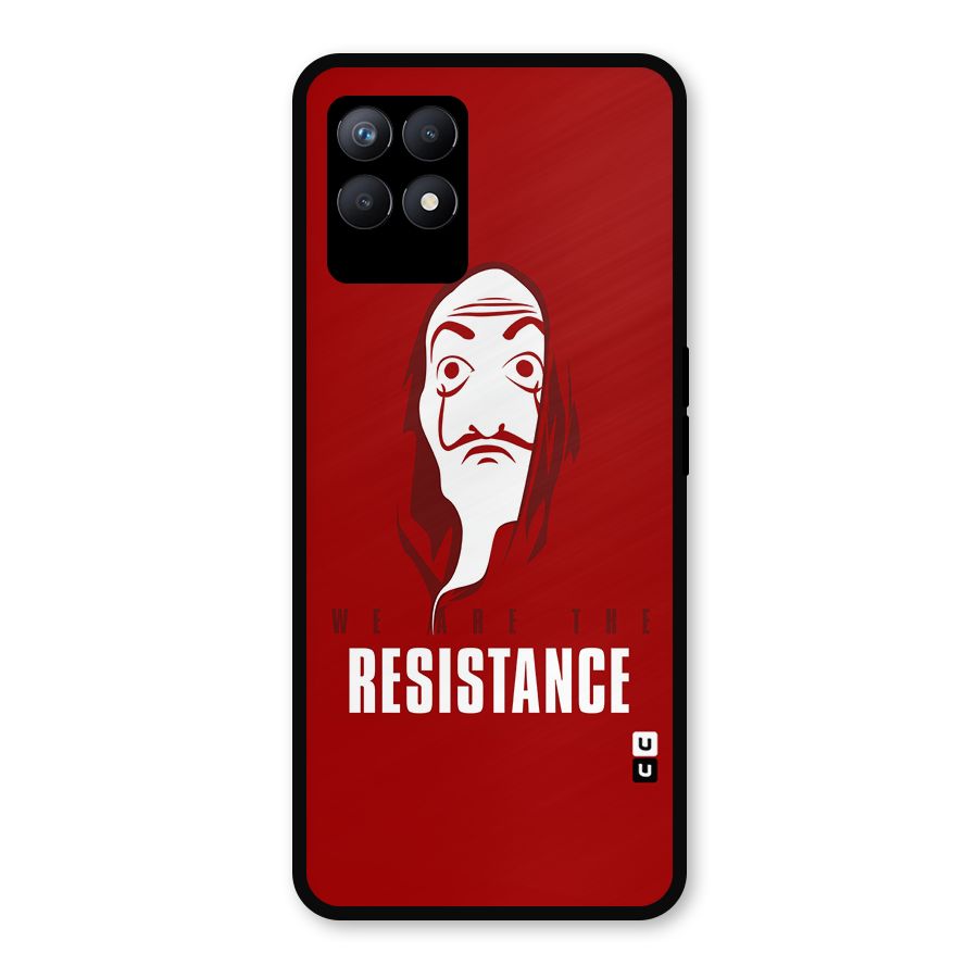 We Are Resistance Metal Back Case for Realme 8i