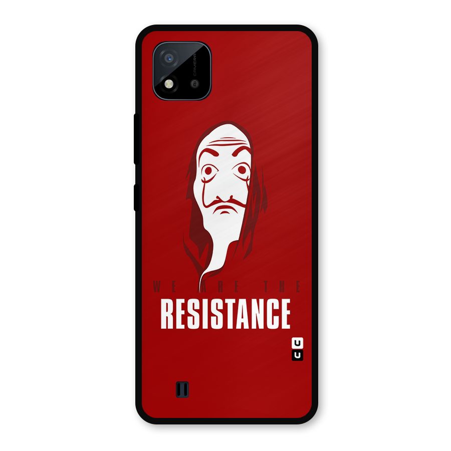 We Are Resistance Metal Back Case for Realme C11 2021