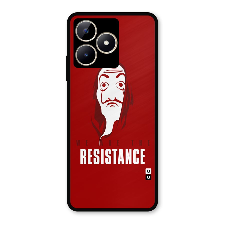 We Are Resistance Metal Back Case for Realme C53