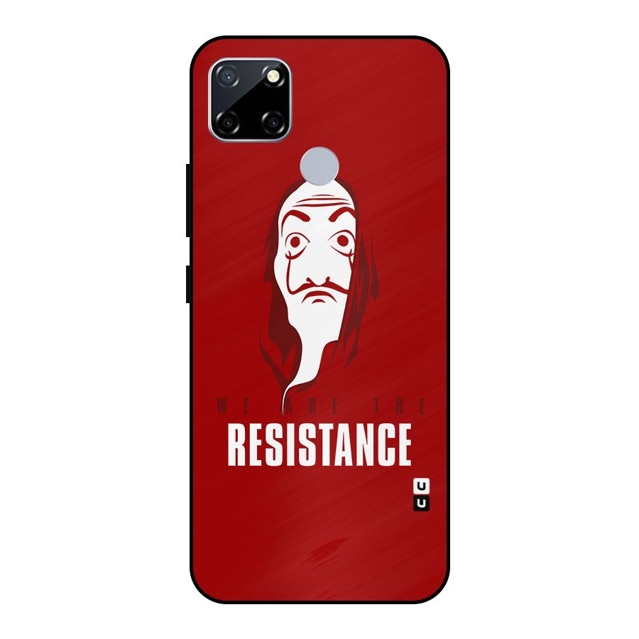 We Are Resistance Metal Back Case for Realme Narzo 30A