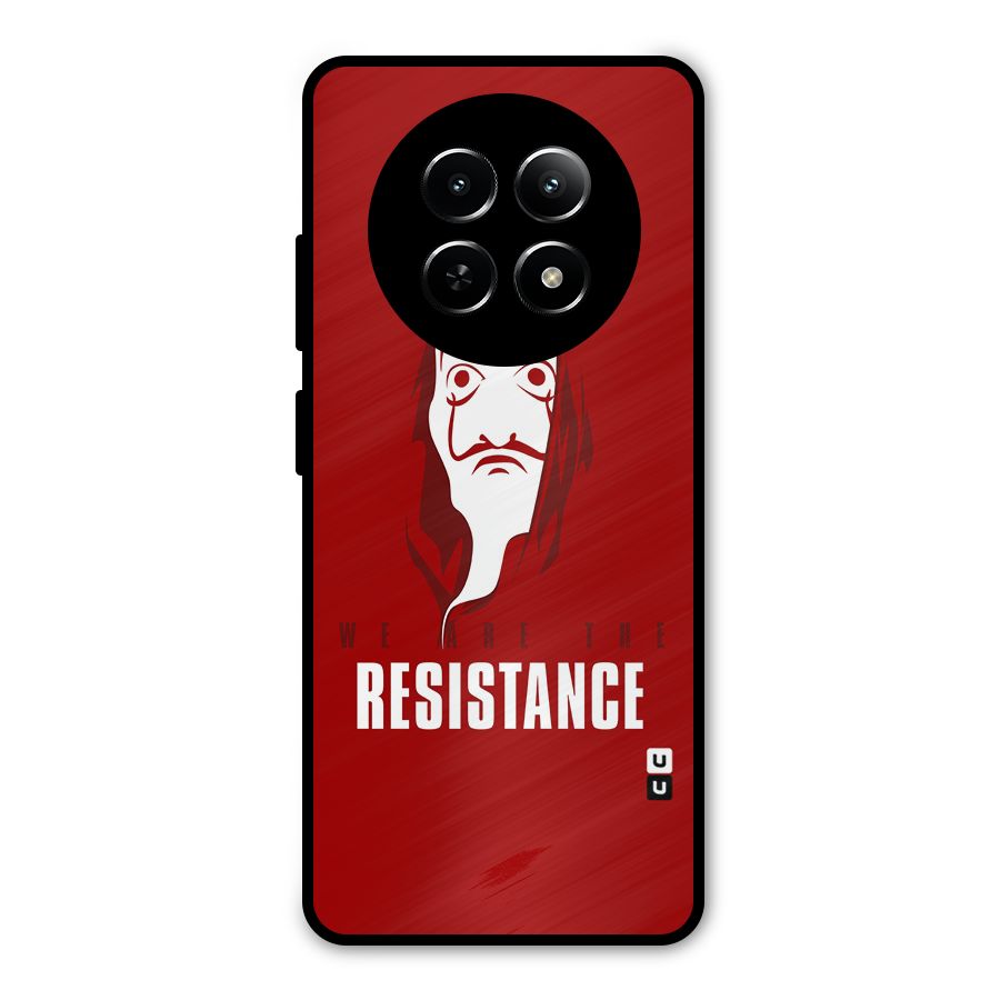 We Are Resistance Metal Back Case for Realme Narzo 70x 5G