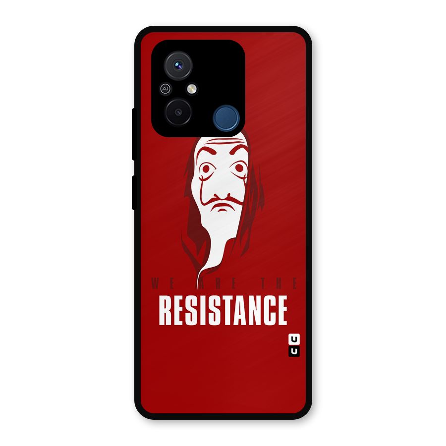 We Are Resistance Metal Back Case for Redmi 12C