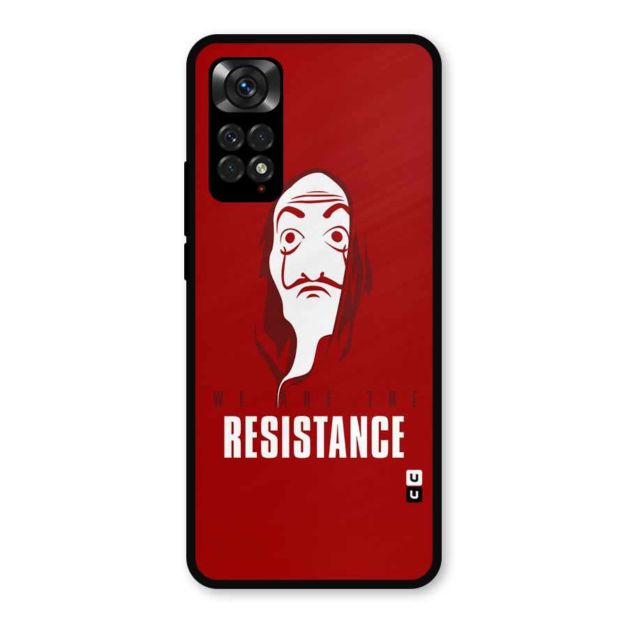 We Are Resistance Metal Back Case for Redmi Note 11s