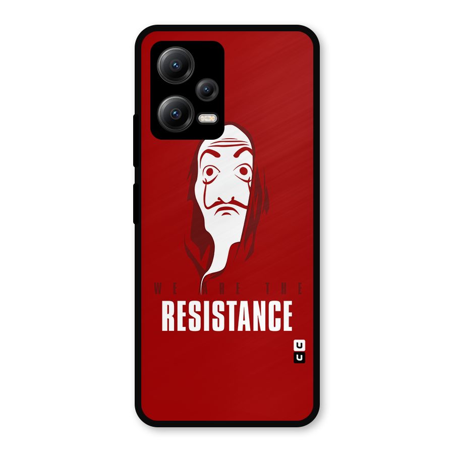 We Are Resistance Metal Back Case for Redmi Note 12 5G