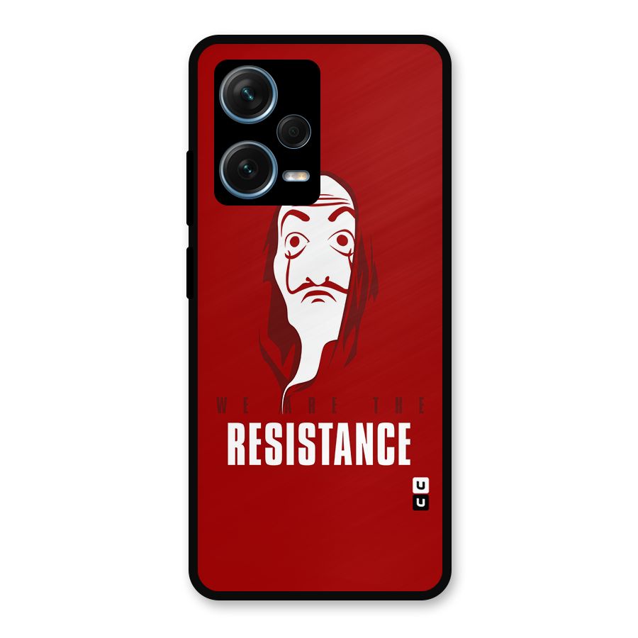 We Are Resistance Metal Back Case for Redmi Note 12 Pro Plus 5G