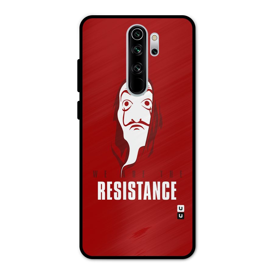 We Are Resistance Metal Back Case for Redmi Note 8 Pro